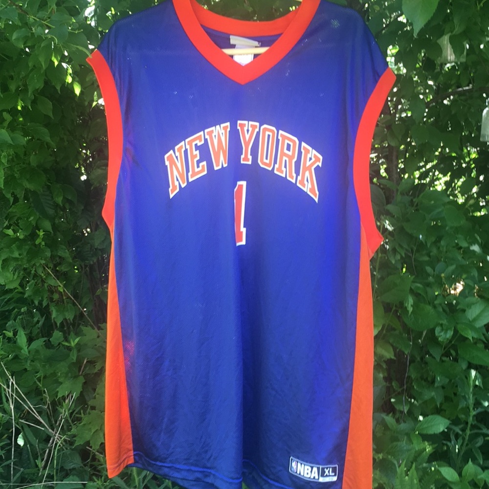 NBA Nylon Jersey. Knicks. Iron On. Size XL